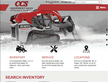 Tablet Screenshot of ccsequipment.com