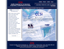 Tablet Screenshot of ccsequipment.net